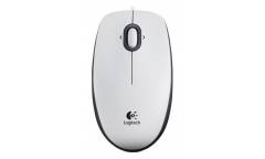 Компьютерная мышь Logitech Mouse M100 USB оптическая белая