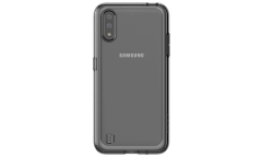 Оригинальный чехол (клип-кейс) для Samsung Galaxy A01 araree A cover прозрачный (GP-FPA015KDATR)