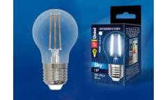 Светодиодная (LED) Лампа FIL (прозрачная) Uniel LED-G45-11W/4000K/E27/CL Sky шар прозр 