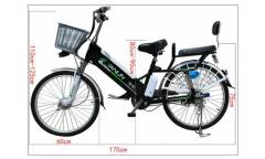 Электровелосипед YANLIN 24 350W 48V Black