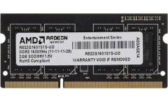 Память DDR3 2Gb 1600MHz AMD R532G1601S1S-UO OEM PC3-12800 CL11 SO-DIMM 204-pin 1.5В