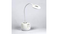 Светильник настольный светодиодный Smartbuy-5W/ White 3069, диммер, сенсор, ночник, аккумулятор