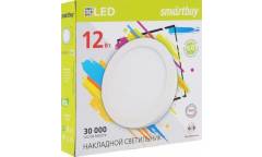 Накладной (LED) светильник Round SDL Smartbuy-12w/6500K/IP20 _круг d160_h28