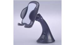 Автодержатель Perfeo-501 для смартфона/навигатора/до 6,5"/на стекло/черный+серый (PH-501-2)