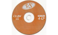 Диск CD-RW VS 700MB 4-12x конверт/1