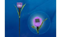 Светильник садовый солн Uniel USL-C-453/PT305 PURPLE TULIP фиолетовый тюльпан 