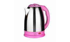 Чайник электрический IRIT IR-1337 металл, цветной пластик розовый 1500Вт 1,8л