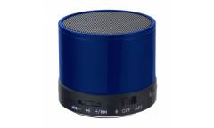 Беспроводная (bluetooth) акустика Perfeo CAN FM, MP3 microSD, AUX, мощность 3Вт, 500mAh, синяя