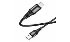 Кабель USB Hoco X50 Excellent Lightning 2.4A  (черный)