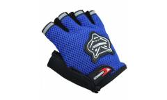 Классические спортивные перчатки полу-палец KniohThood (Синий)