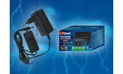 Лента светодиодная Uniel UET-VPA-036A20 Блок питания для светодиодов с вилкой, 36 Вт, 12В, IP20