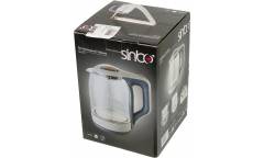 Чайник электрический Sinbo SK 7377 1.8л. 1800Вт серый (корпус: стекло)