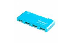 Xaб Smartbuy USB - 4 порта голубой (SBHA-6110-B)