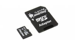 Карта памяти SmartBuy MicroSDXC 128GB Class 10+adapter