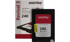 Накопитель Smartbuy SSD 240Gb Revival 3 SB240GB-RVVL3-25SAT3 {SATA3.0, 7mm}