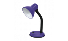 Светильник настольный ASD под лампу СНО-02Ф на основании 60Вт E27 фиолетовый (мягкая упаковка) IN HO