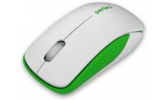 Компьютерная мышь Perfeo Wireless Assorty USB  бело-зеленая