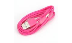 Кабель USB Smartbuy Apple 8 pin цветные, длина 1,2 м, розовый