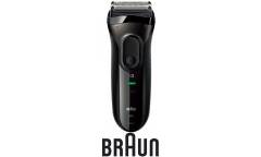 Бритва сетчатая Braun Series 3 3020s B3CM реж.эл.:3 питан.:элек.сеть/аккум. черный (плохая упаковка)