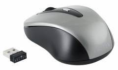 Мышь Оклик 435MW серый/черный оптическая (1600dpi) беспроводная USB (3but)