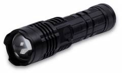 Фонарь SmartBuy аккумуляторный LED CREE XHP-50 18Вт с системой фок-ки луча черный (SBF-30-K)