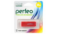 USB флэш-накопитель 64GB Perfeo M04 красный USB2.0
