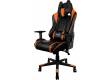 Кресло игровое Aerocool 428436 черный/оранжевый сиденье черный/оранжевый искусственная кожа