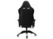 Кресло игровое Бюрократ CH-772/BLACK+WH две подушки белый/черный искусственная кожа (пластик черный/белый)