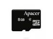 Карта памяти Apacer MicroSDHC 8GB Class 4+adapter