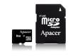 Карта памяти Apacer MicroSDHC 8GB Class 4+adapter