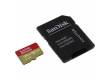 Карта памяти MicroSDXC 128GB Class 10 SanDisk UHS-I U3 A2 V30 Extreme (160/90Mb/s)  + adapter