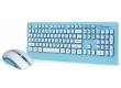 Комплект клавиатуара+мышь Smartbuy Wireless SBC-303319AG голубой