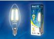 Светодиодная (LED) Лампа FIL (прозрачная) Uniel LED-C35-6W/WW/E14/CL GLA01TR Air свеча