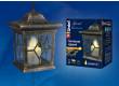 Светильник садовый солн Uniel USL-S-180/PT220 Bronze lantern фонарь
