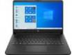 Ноутбук HP14 14s-fq0089ur 14.0" FHD, AMD Athlon-3150U, 4Gb, 128Gb SSD, no ODD, Win10, черный