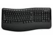 Клавиатура + мышь Microsoft Comfort 5050 клав:черный мышь:черный USB беспроводная Multimedia