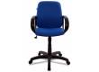 Кресло Бюрократ CH-808-LOW/BLUE низкая спинка синий 15-10