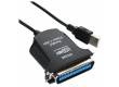 Кабель AM/LPT 1.8м VCOM Кабель-адаптер USB -> LPT (прямое подключение к LPT порту принтера)