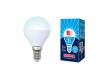 Лампа светодиодная Uniel Norma LED-G45-7W/NW/E14/FR/NR 4000K шар