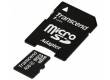 Карта памяти Transcend MicroSDHC 4GB Class 4+adapter