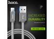 Кабель USB Hoco U5 Metal lightning Charging and Sync cable Чёрный