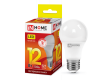 Лампа светодиодная IN HOME LED-A60-VC 12Вт 230В Е27 3000К 1080Лм 