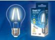 Светодиодная (LED) Лампа FIL (прозр. - ДИММЕР) Uniel LED-A60-7W/NW/E27/CL/DIM GLA01TR картон
