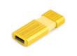 USB флэш-накопитель 8GB Verbatim Pin Stripe желтый USB2.0