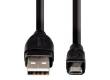 Кабель Hama H-54589 00054589 USB A(m) micro USB B (m) 3м черный