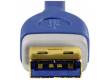 Кабель Hama 00039682 USB 3.0 A(m) micro USB 3.0 B (m) 1.8м синий