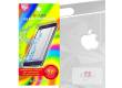 Защитное стекло цветное Krutoff Group для iPhone 6/6S на две стороны с 3D-рисунком (silver)