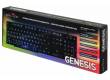 Клавиатура Oklick 760G GENESIS черный USB Gamer LED