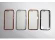 Силиконовая накладка Iphone 6C/6S прозр.бампер серебро