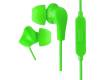 Наушники Perfeo ALPHA внутриканальные c микрофоном зеленые